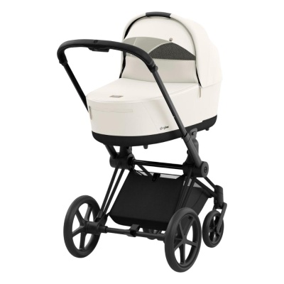 Коляска 2 в 1 Cybex Priam IV Matt Black Off White 01